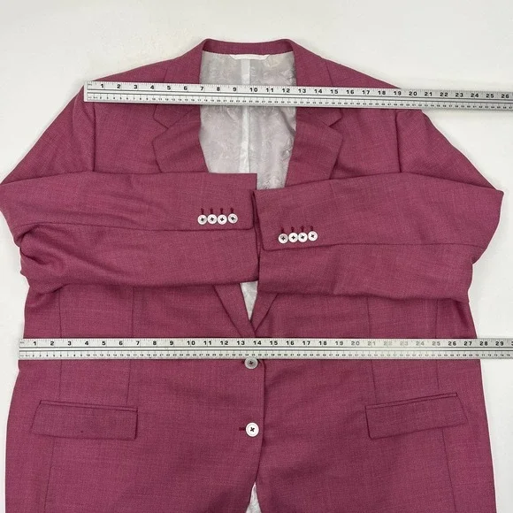 Tom James Holland & Sherry Custom Blazer Pink Womens 56" Chest = 4X - Picture 14 of 15